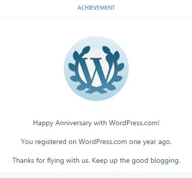 1 Year Book Blog&nbsp;Anniversary!
