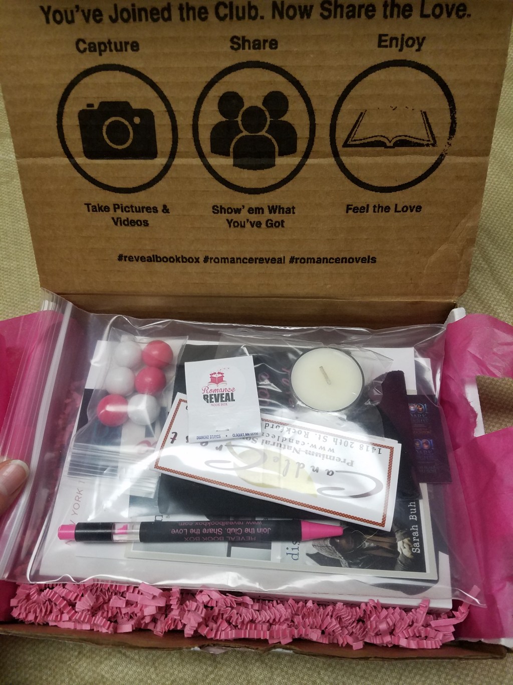 NEW Book Box- Romance Reveal Book Box (Jan&nbsp;2017)