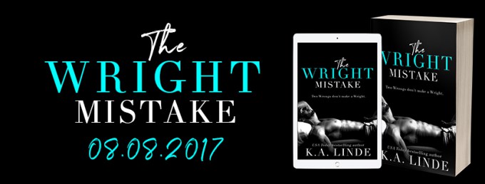Coming Soon…The Wright Mistake by K. A. Linde (Cover Reveal)