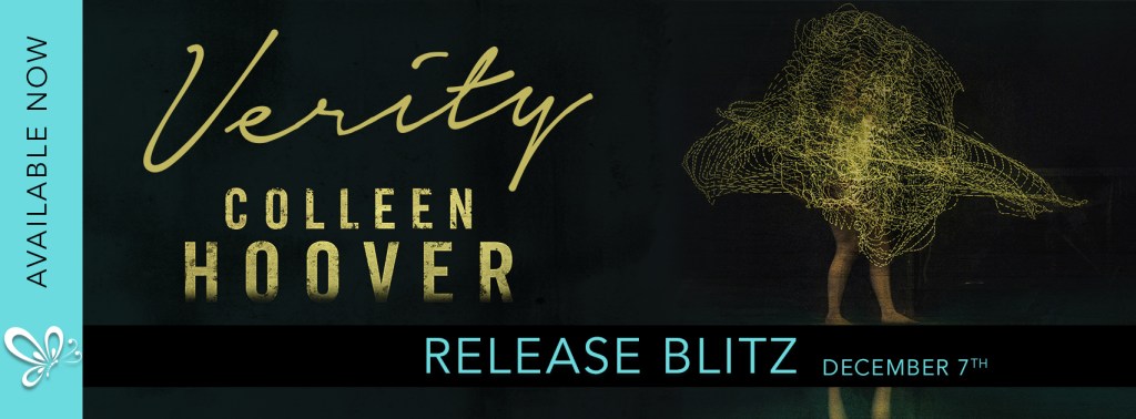 Happy Release Day Colleen Hoover! Verity is now&nbsp;available!