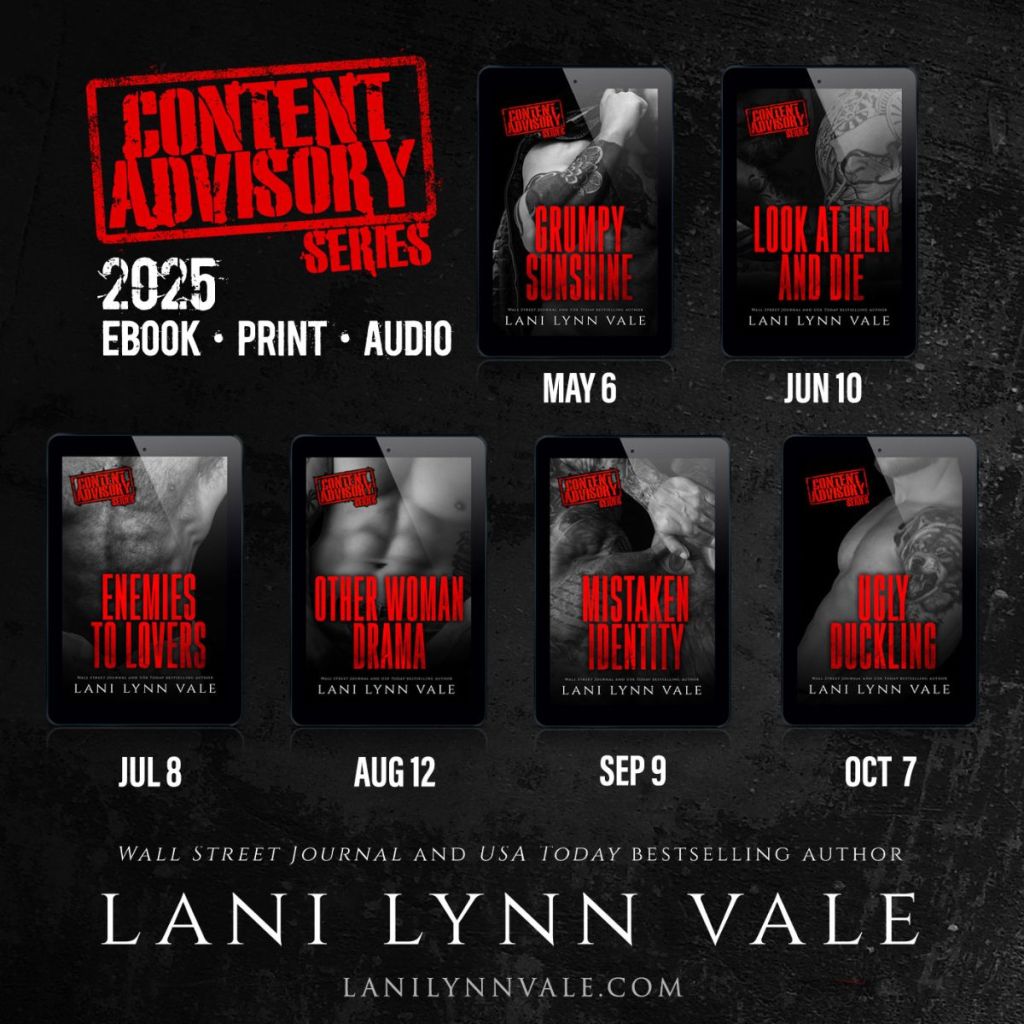 CONTENT ADVISORY SERIES by Lani Lynn Vale (Cover Reveals)