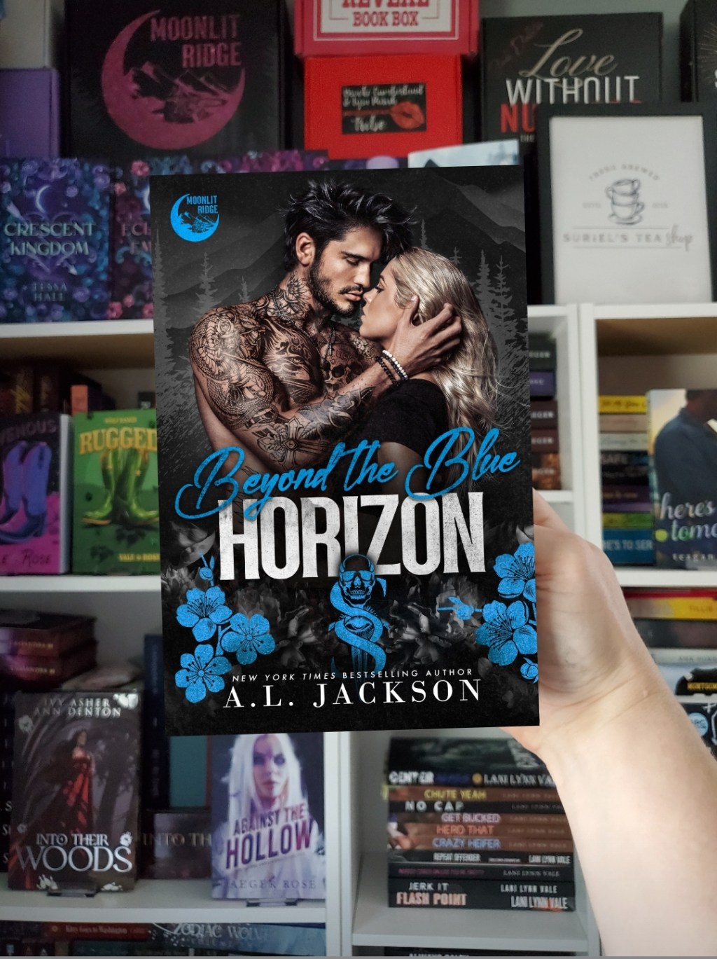 Beyond the Blue Horizon by A.L. Jackson (4.5 Star Book Review) Motorcycle Club, Single Mom